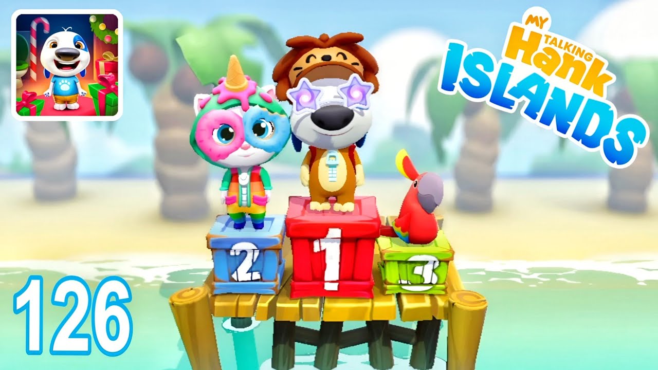 Angela in the Islands 😍 My Talking Hank Islands Gameplay Part 126 (Android/iOS)