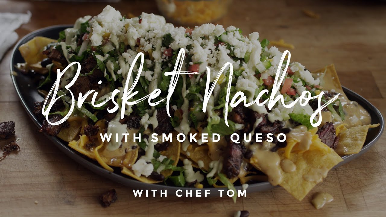 Brisket Nachos with Smoked Queso | Loaded BBQ Nachos Recipe