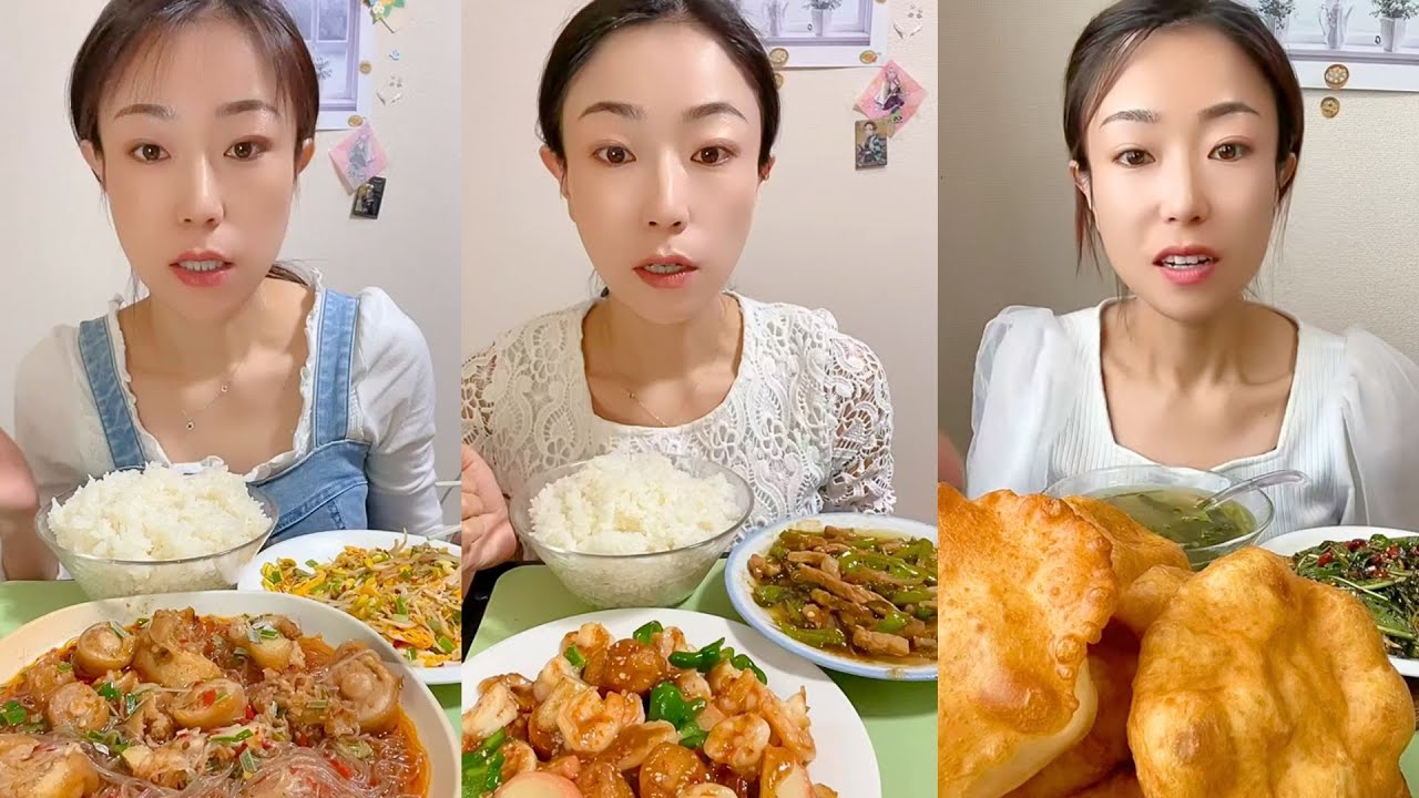 Chinese Home-Cooked Food Mukbang | Realistic Eating Sounds No Talking 