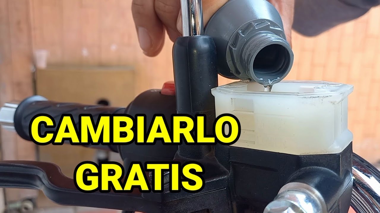 CAMBIA GRATIS el LIQUIDO de FRENOS...