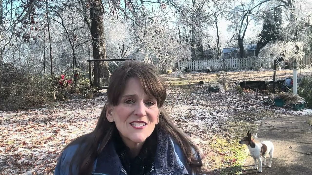 Gardening On Hold | Ice Storm Damage❄️🌨️