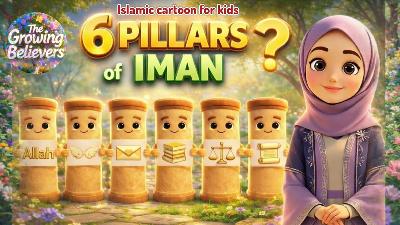 99% of MUSLIMS don't know | 6 pillars of iman|Islamic cartoon for kids