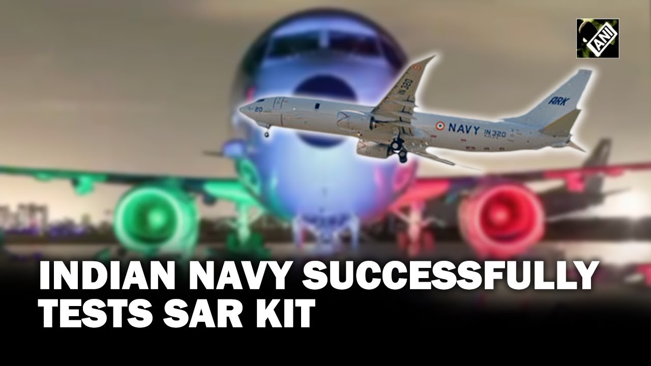 Indian Navy performs maiden test drop of Made-in-India SAR Kit
