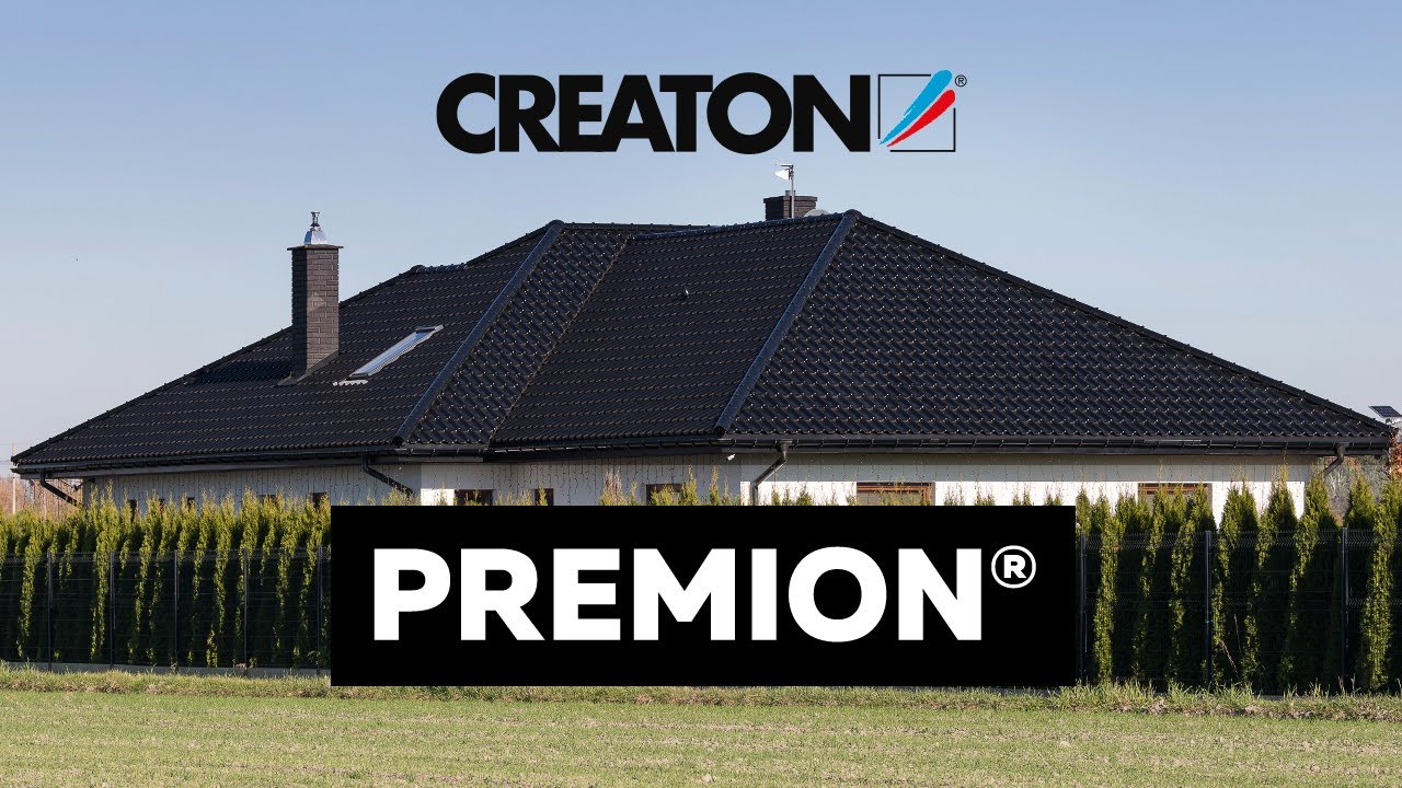 🏠 Realizacja - Dach&oacute;wka ceramiczna CREATON PREMION FINESSE czarna glazurowana