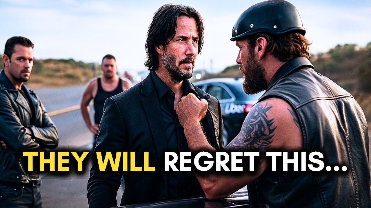 A Couple Of Bikers Mess With The Wrong Uber Driver - Not Knowing Keanu Reeves Is A Retired Navy Seal