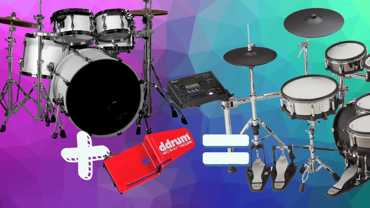 Cómo convertir una batería acústica en electrónica con triggers