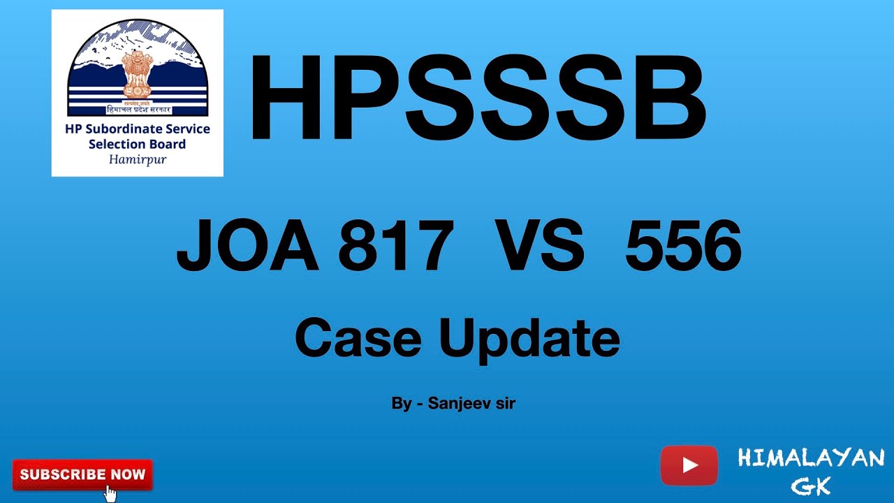 JOA 817 vs 556 latest update on 26 Feb 2022