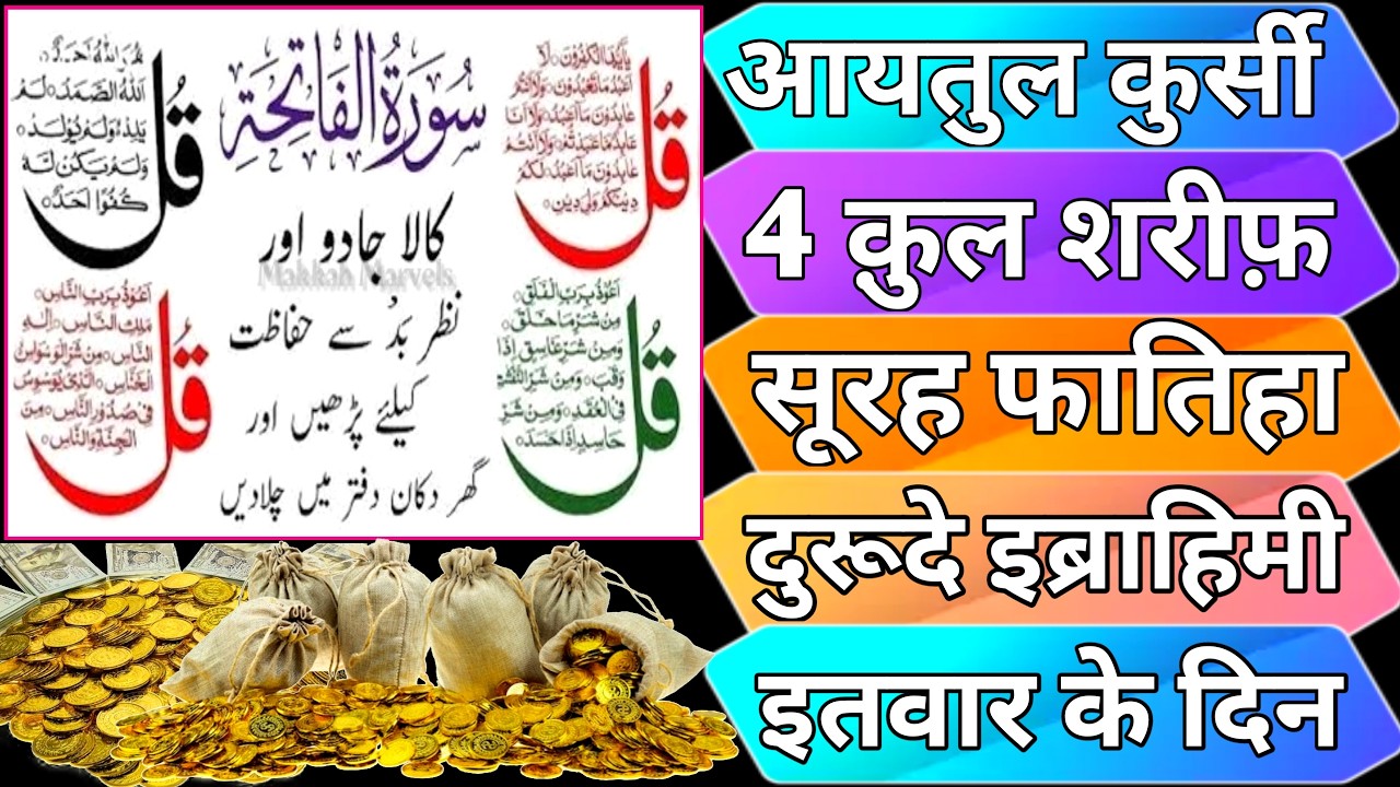 Morning Wazifa After Fajr Prayers | 4 Qul | Ayat e Rizq | Durood Ibrahim | Ayat ul Kursi itwar ko