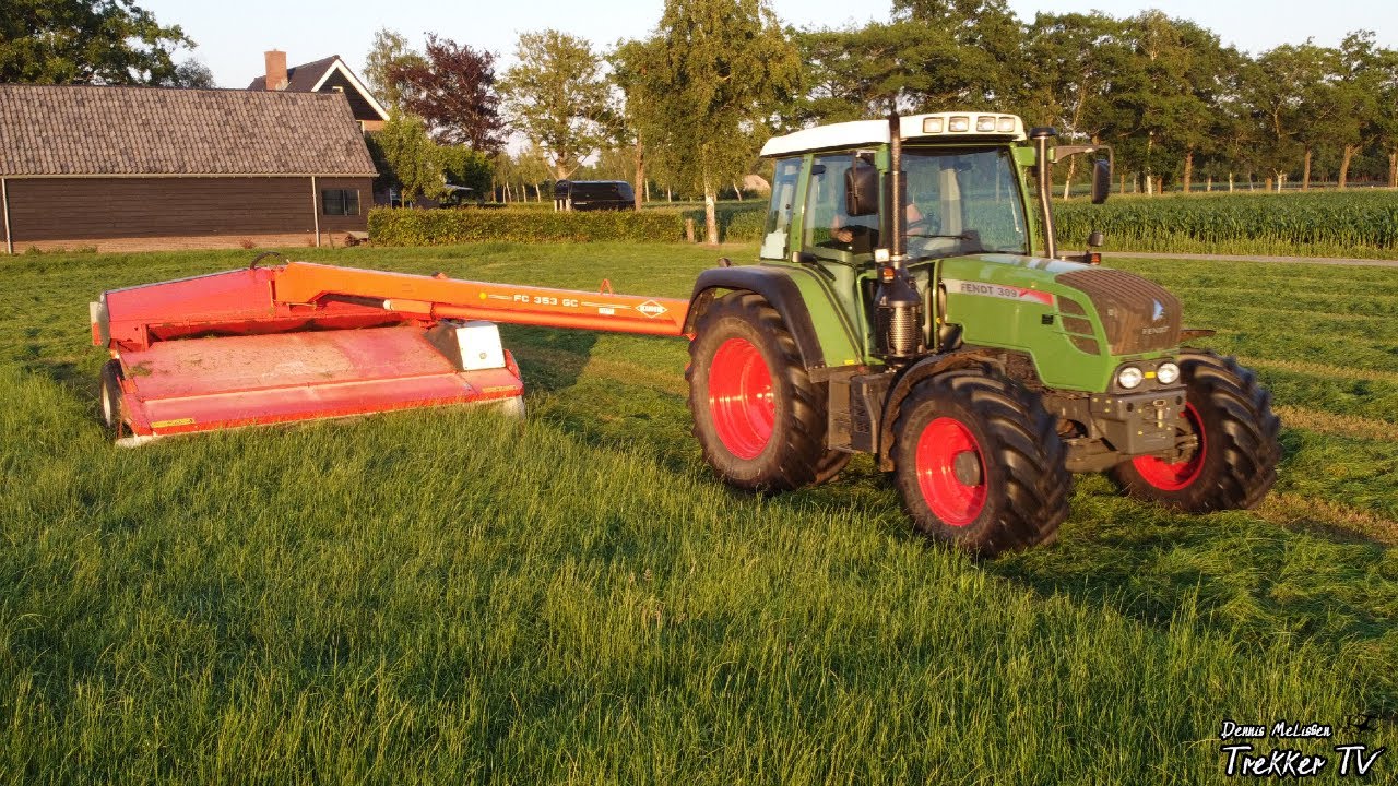 Mowing grass 2020 | Fendt 309 Vario + Kuhn FC 350 | Gras maaien | Putten.