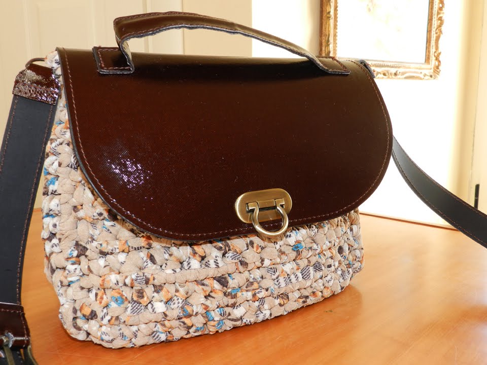 DIY Borsa in fettuccia con fascione