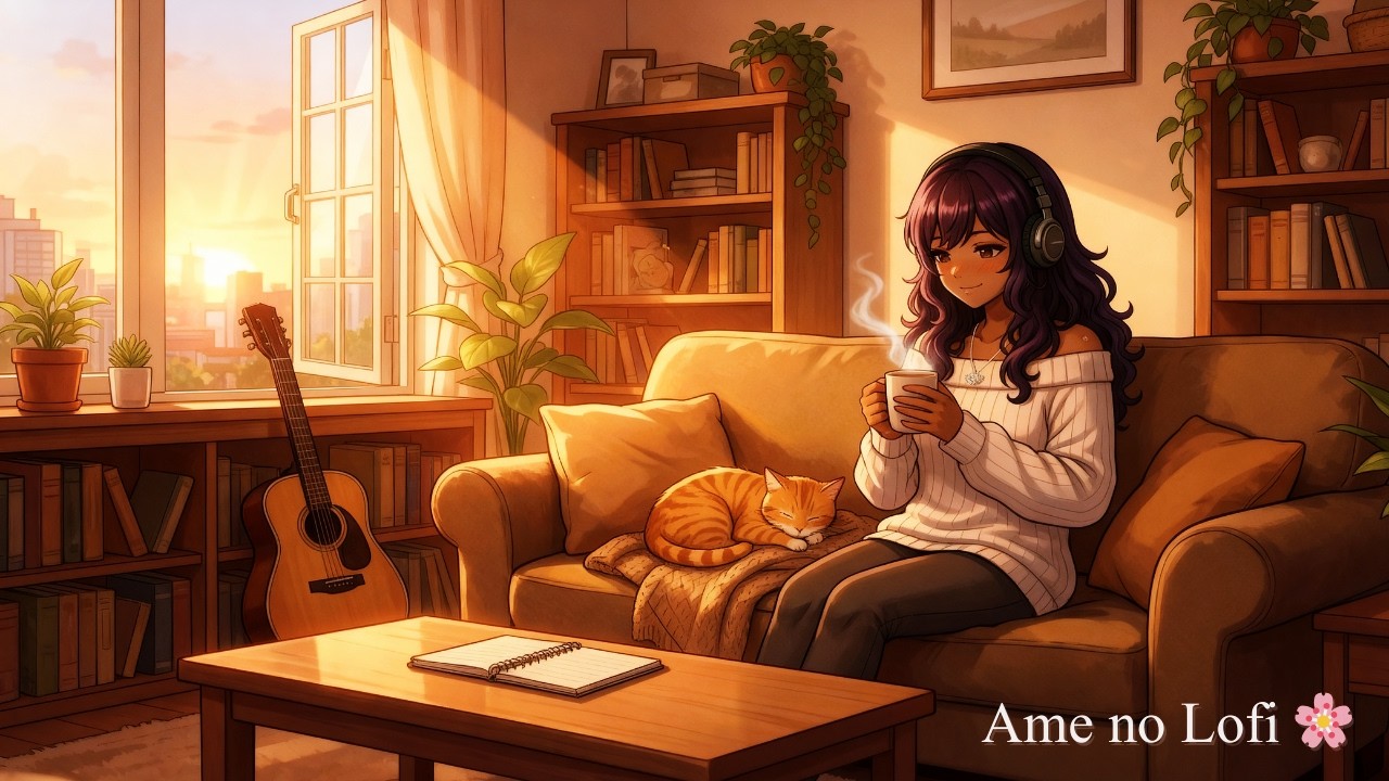 Emotional Calm 🤍 Deep Lofi for Anxiety Relief