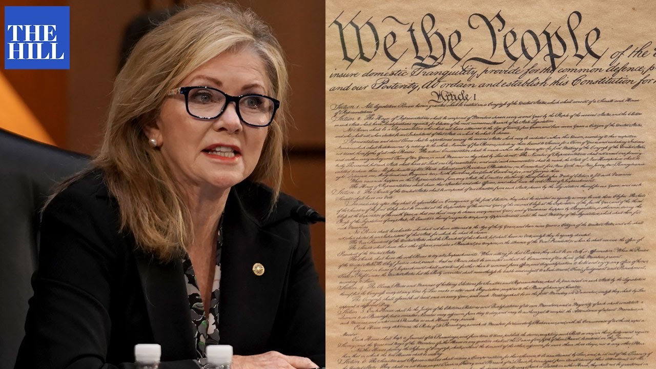 'How about that?' Sen. Blackburn cites Constitution to dismantle Dems voter legislation