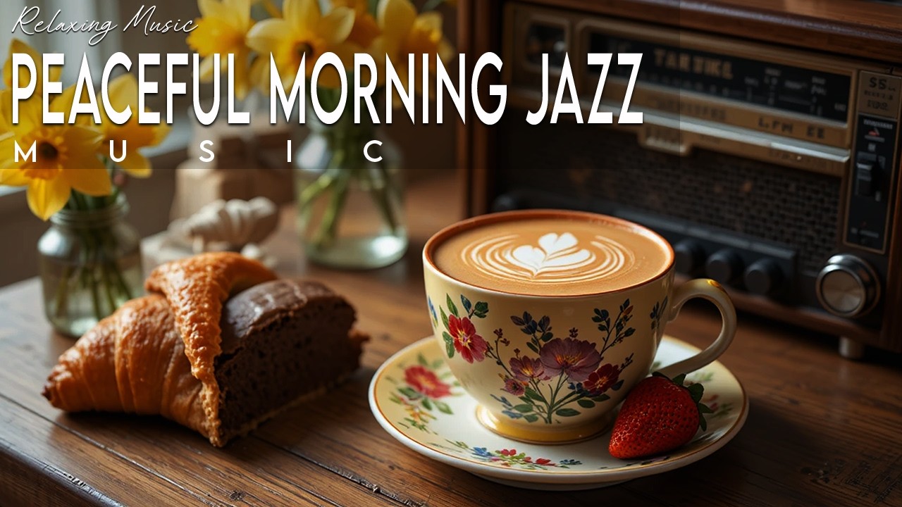 Peaceful Morning Jazz ☕ Bossa Nova instrumental for Stress Relief, Working & Holiday