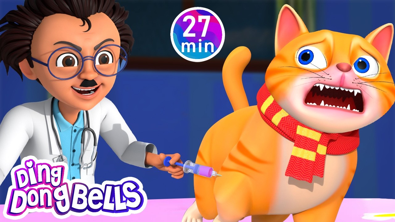 आज मंगलवार है बिल्ली को बुखार है | Billi Ko Bukhar Hai + More Popular Hindi Rhymes | Ding Dong Bells