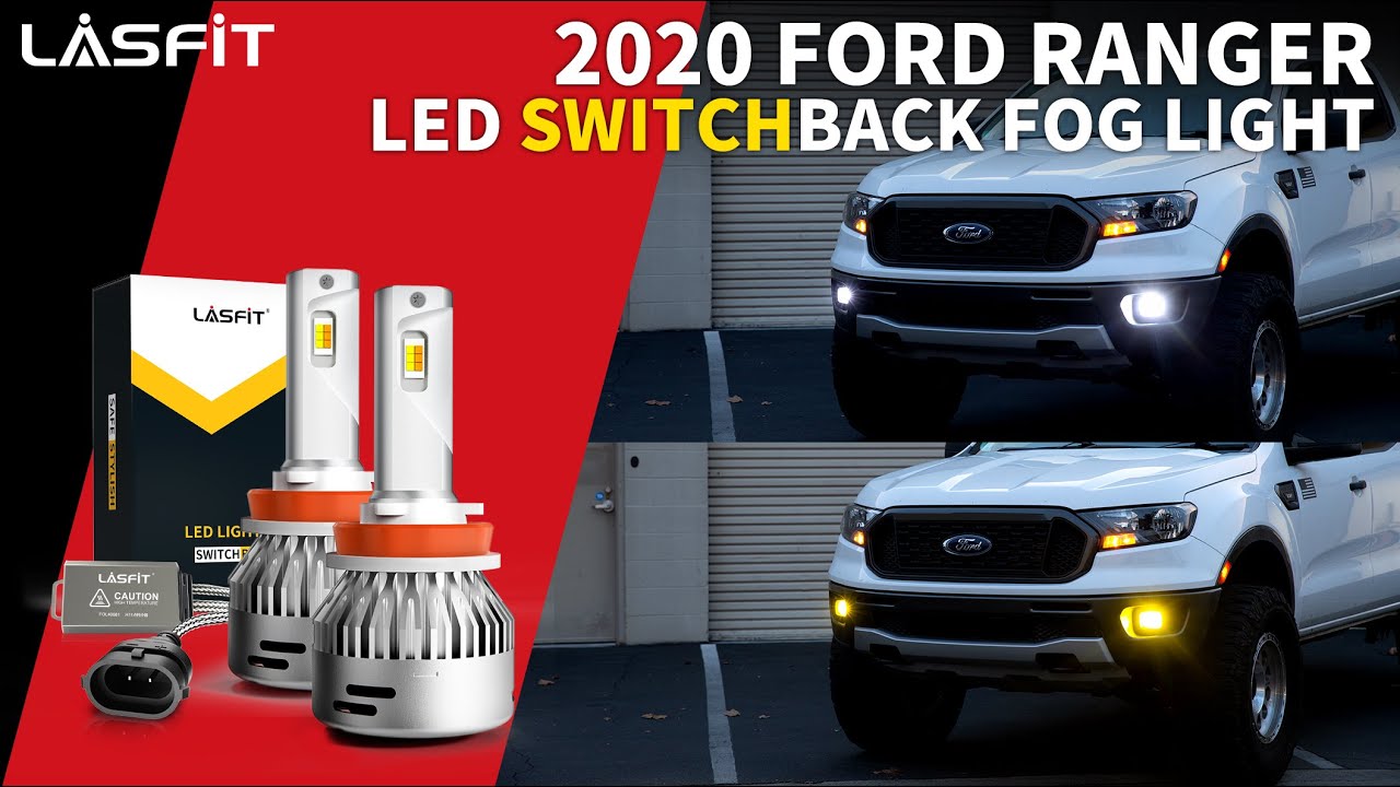2020 Ford Ranger LED Fog Light Install & Review | Lasfit LED Bulb