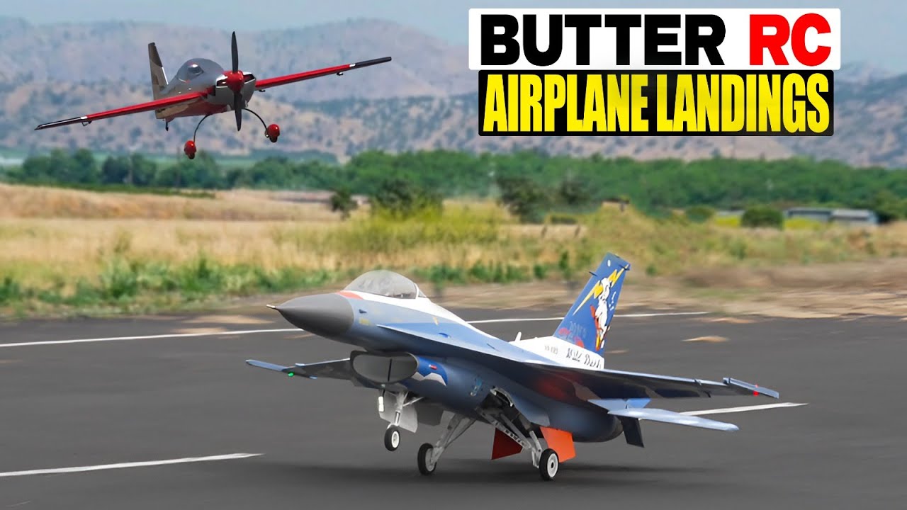 BUTTER RC Airplane Landings Compilation 2025