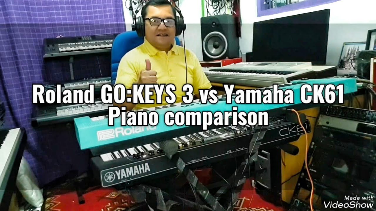 Roland GO:KEYS 3 vs Yamaha CK61, bagusan mana ya piano nya?