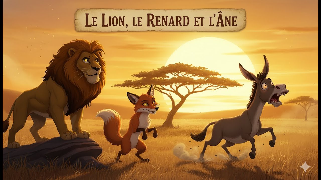 Le Lion, le Renard et l&rsquo;&Acirc;ne &ndash; Une Fable Africaine Qui Te Fera R&eacute;fl&eacute;chir
