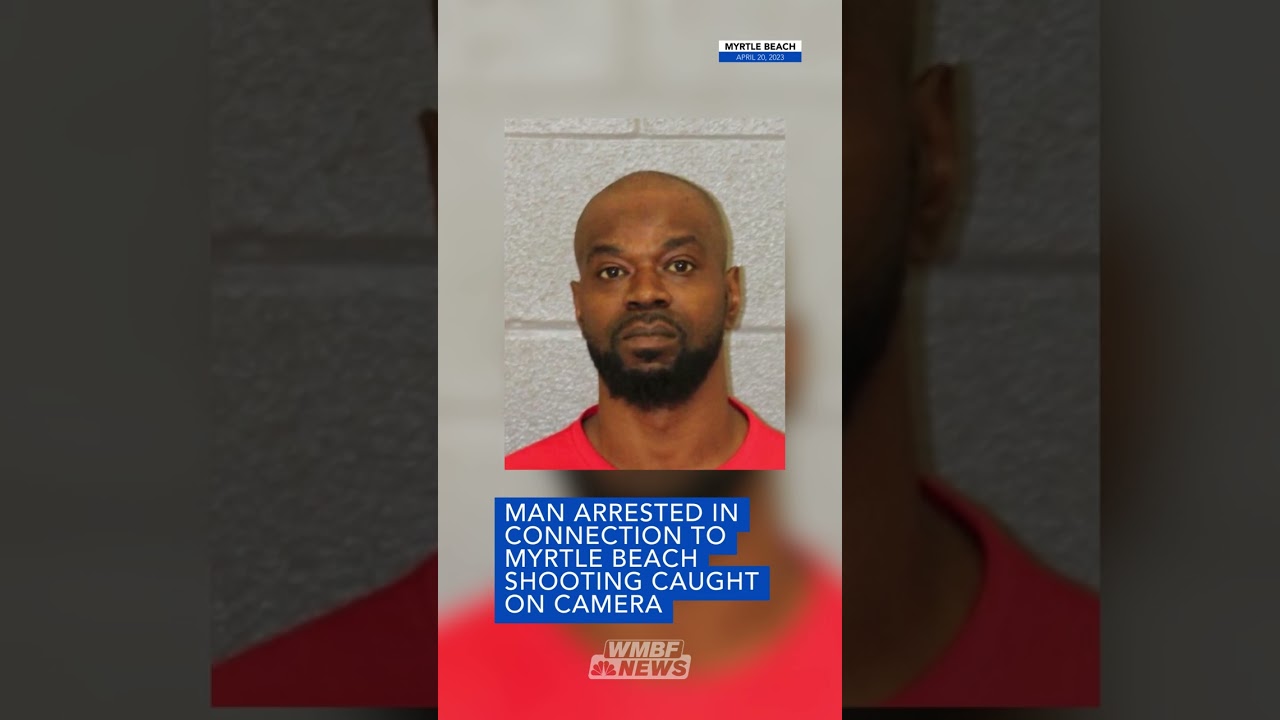 Man arrested in Myrtle Beach shooting caught on camera #shorts