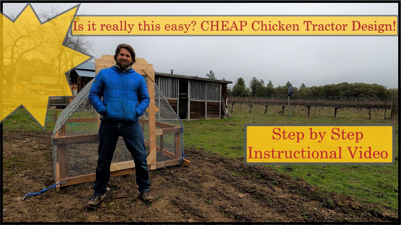 Is it really this easy? DIY Chicken Tractor, designed by John Suscovich