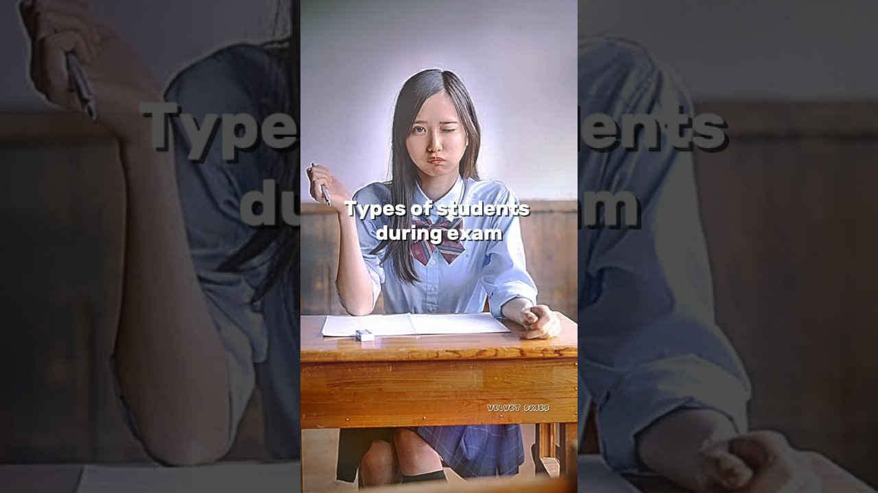 Types of students during exam 