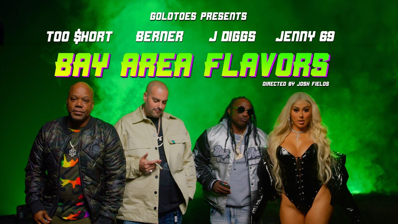 Goldtoes Presents Bay Area Flavors - Too Short Ft Jenny69 x J-Diggs & Berner (Official Music Video)