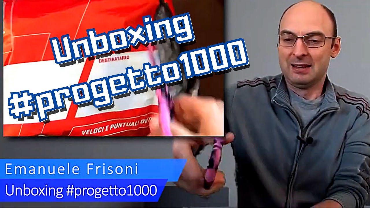 Unboxing Progetto1000, annuncio palinsesto live streaming