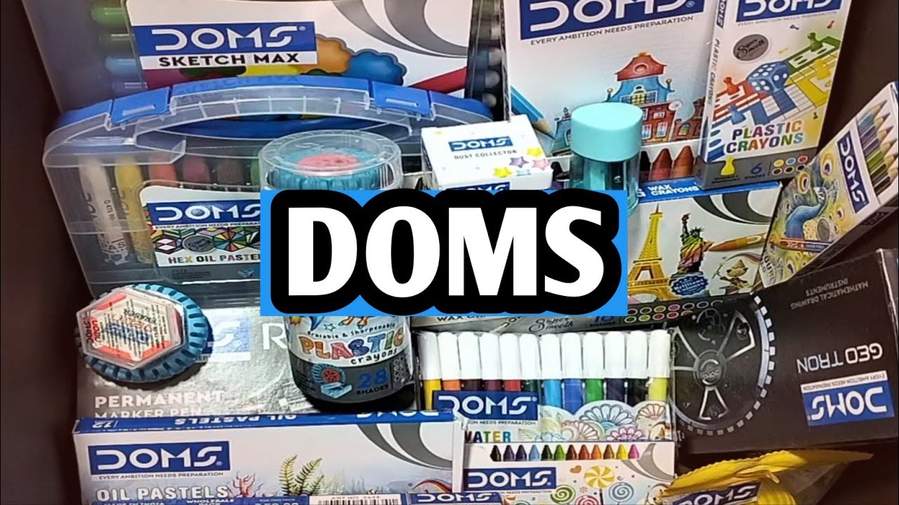 👉 ₹2000 Kids Stationery Unboxing 😲 | DOMS Mega Box Opening 🎨
