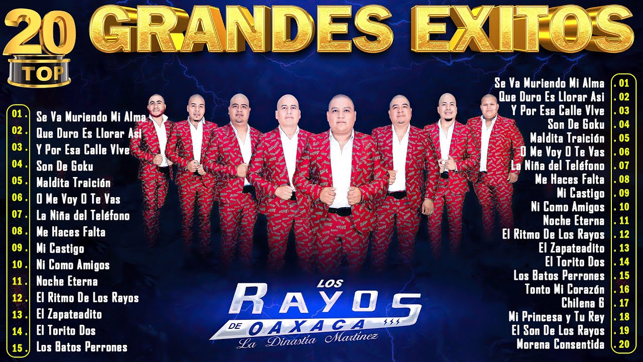 Los Rayos De Oaxaca Mix Éxitos 🍻 20 Éxitos De Colección 🎵 💥Puro Tierra Caliente Mix 2024
