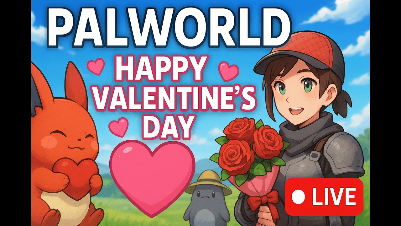 First Palworld Livestream!! Happy Valentine's :)