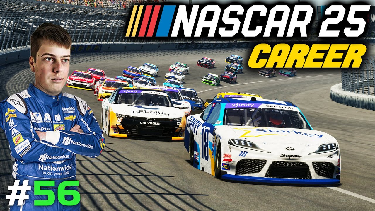 Our first MAJOR UPGRADES! NASCAR 25 Career | Part 56 Texas