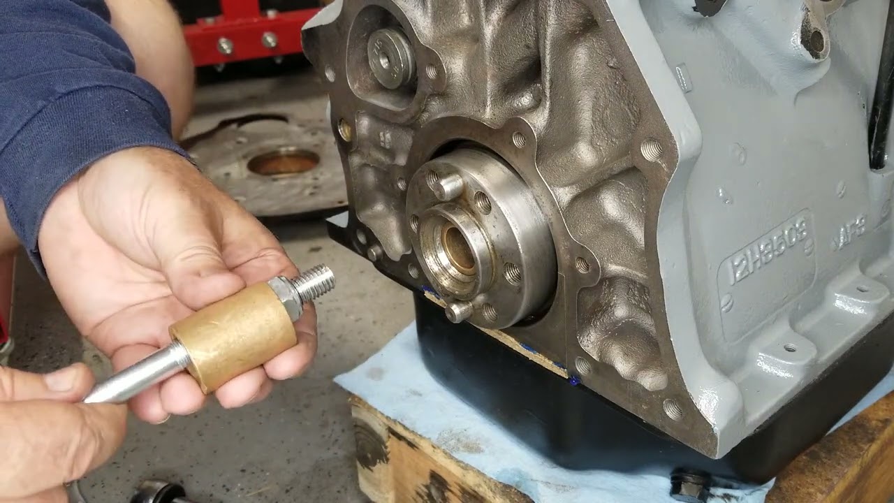 How to remove a pilot bearing on a 1977 MGB without special tools