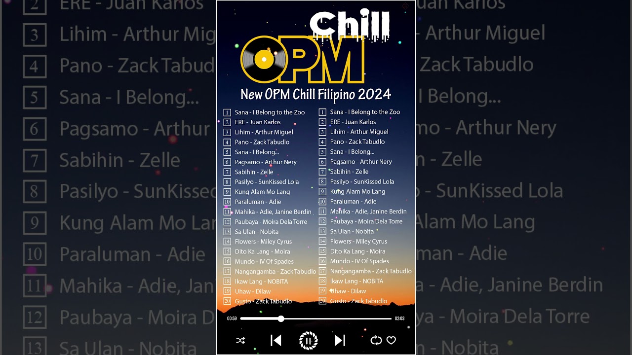 TOP OPM SONGS 2024 - OPM Chill Filipino Songs 2024 #filipinomusic #opmchillsongs #opmmusic #opmsongs
