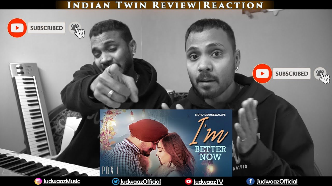 Indian Twin Reaction | I'm Better Now | Sidhu Moose Wala | Snappy | Teji Sandhu