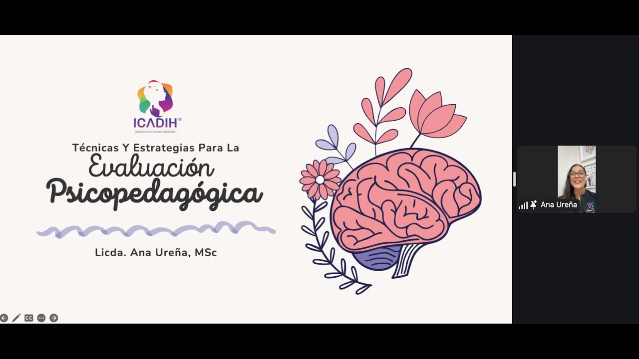 Clase 1 TÉCNICAS Y ESTRATEGIAS PARA LA EVALUACIÓN PSICOPEDAGÓGICA INTEGRAL