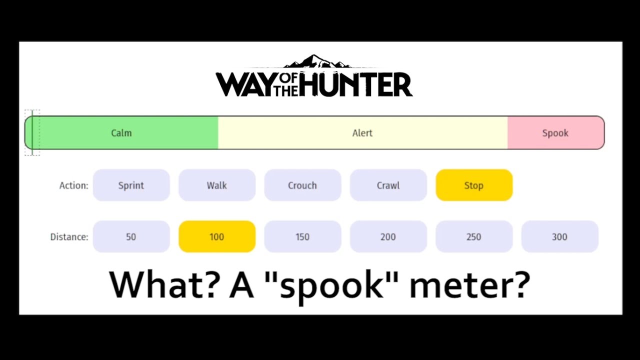 Ranger Tips - Spookmeter / Stop & Go - Approaching animals without spooking them - Way of the Hunter