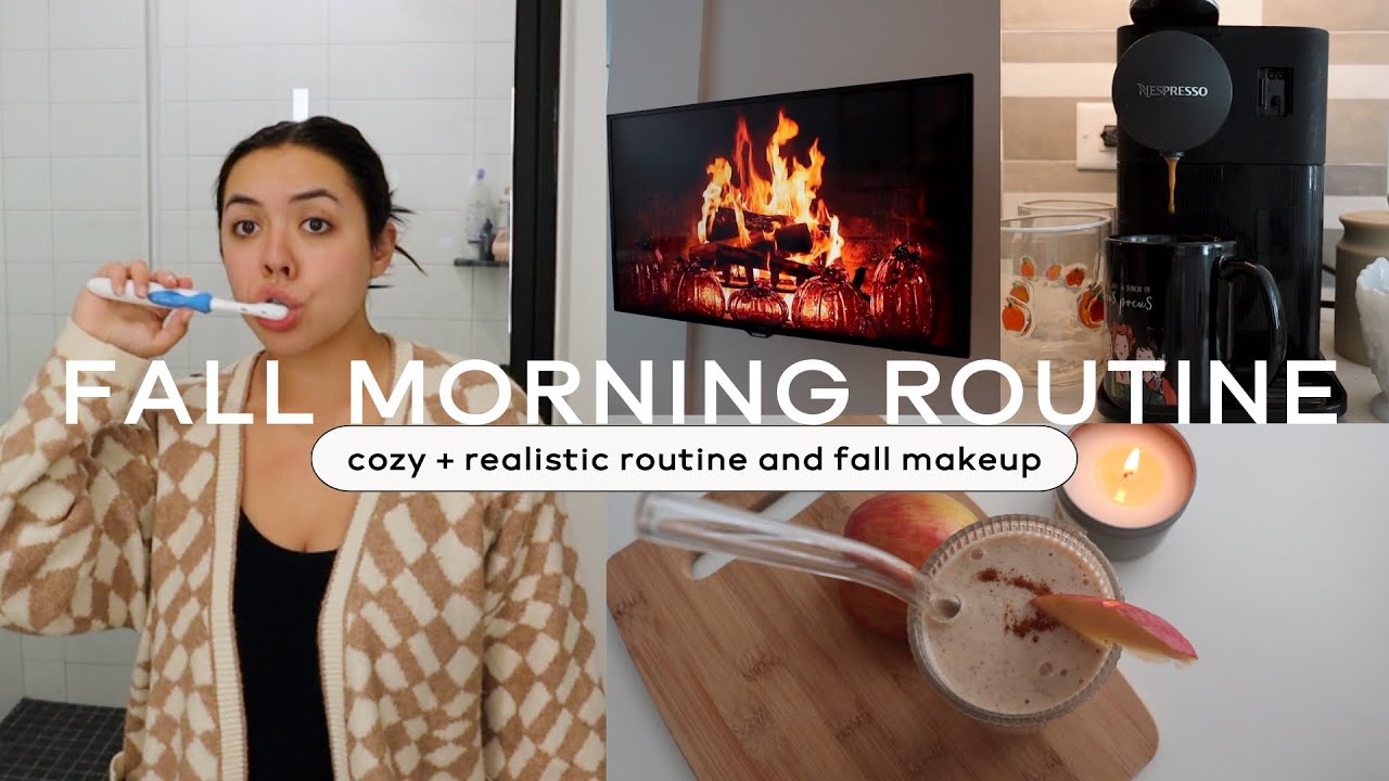 FALL MORNING ROUTINE 2022 | realistic + cozy