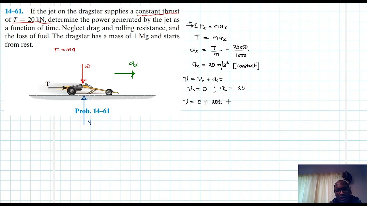14–61 Kinetics of a Particle: Work and Energy (Chapter 14: Hibbeler Dynamics) Benam Academy