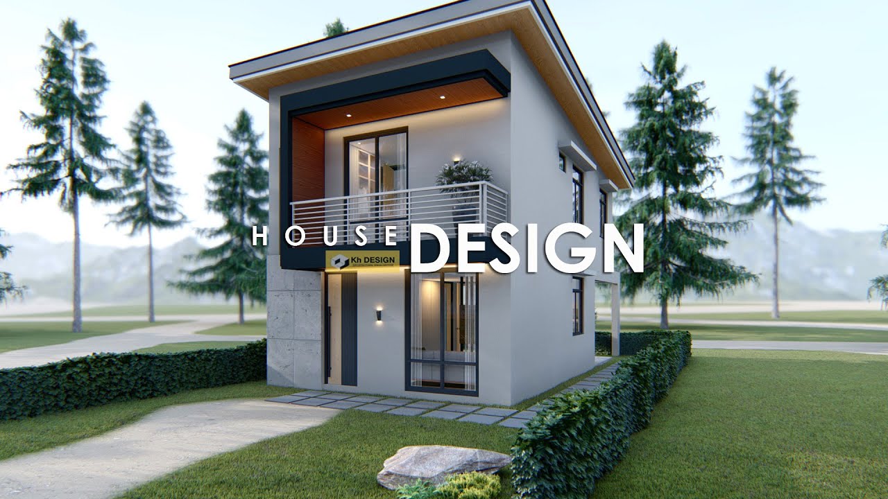 SIMPLE HOUSE DESIGN | 2 STOREY HOUSE | 5.50m x 6.50m (86 sqm Total Floor Area) | 3 BEDROOM