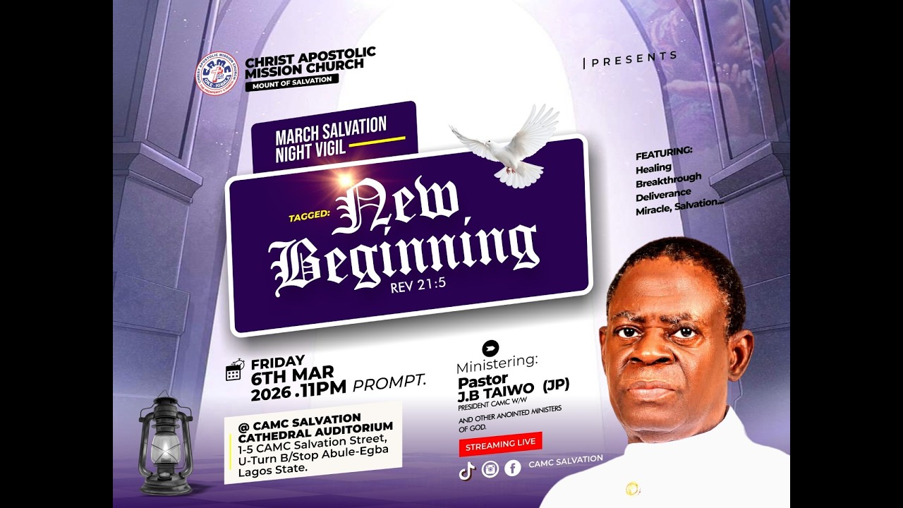 SALVATION NIGHT || MARCH 2026 || A NEW BEGINNING.