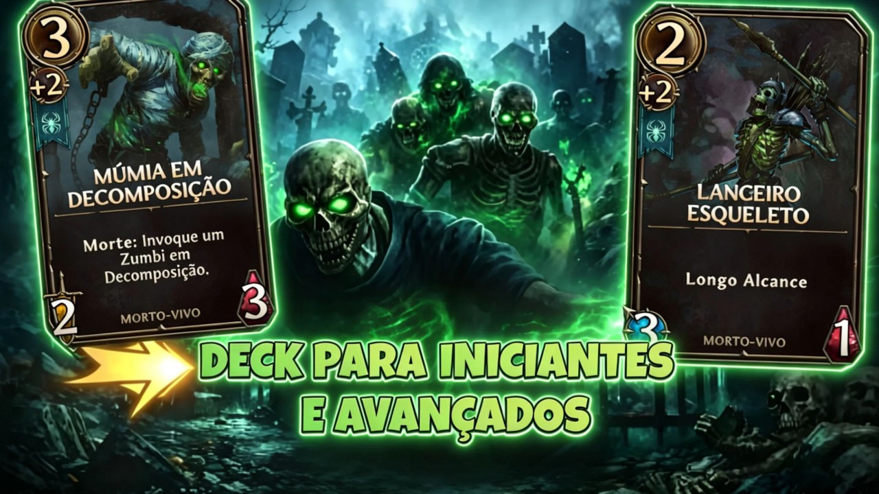 O MELHOR DECK NECRÓPOLE PARA INICIANTES ☠️- Might & Magic Fates TCG