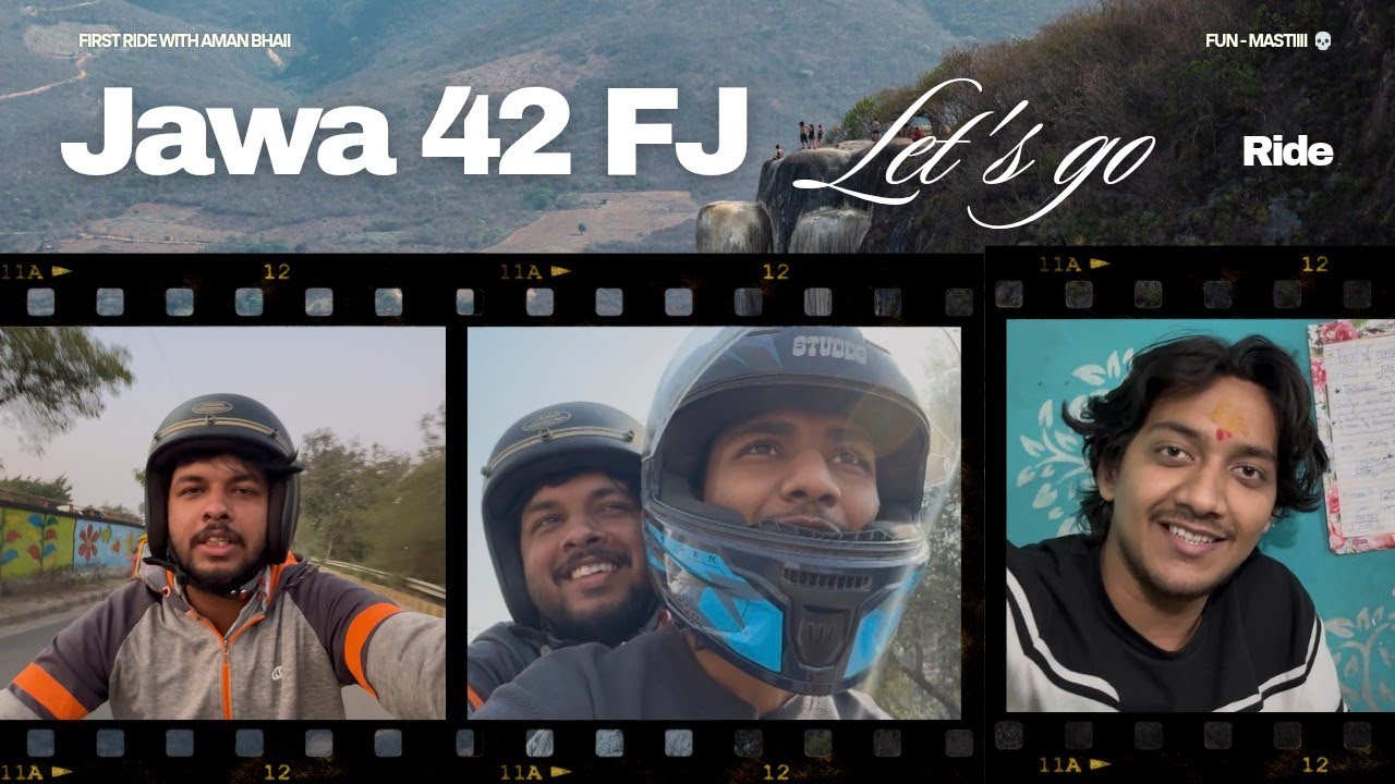 Jawa 42 FJ First Ride 🚀 | Masti with Friends | Evening Ride with Bros 🫶