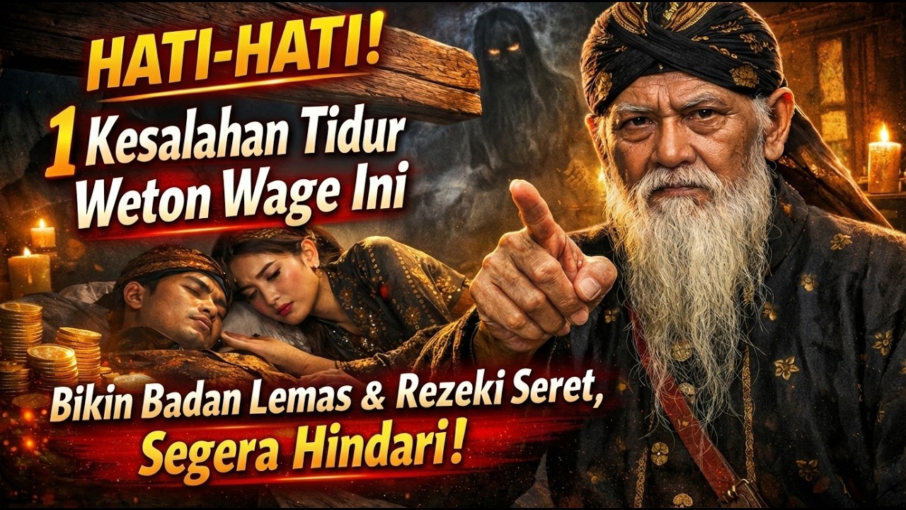 HATI-HATI! 1 Kesalahan Tidur Weton Wage Ini Bikin Badan Lemas & Rezeki Seret, Segera Hindari!