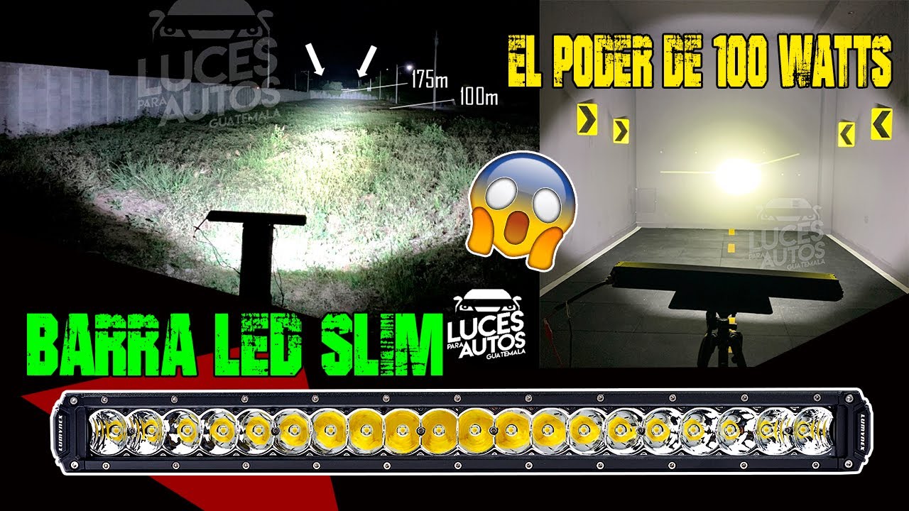 La mejor Barra LED SLIM 20 pulgadas y 100Watts marca LUMYNEX