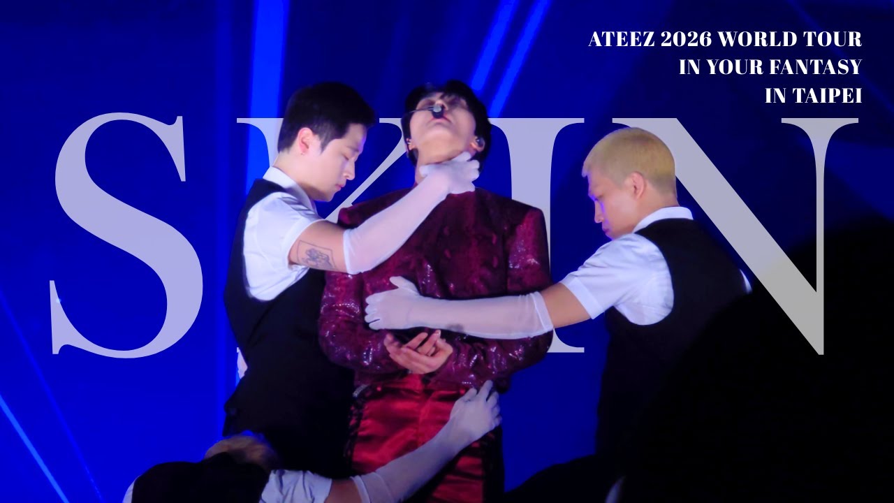 SEONGHWA - SKIN [4K] ATEEZ 2026 WORLD TOUR [ IN YOUR FANTASY ] IN TAIPEI