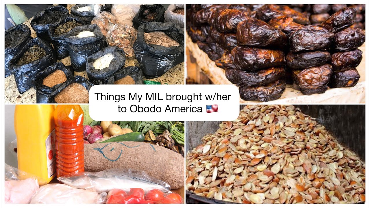 Unboxing My African Nigerian Food Stuff * Mother In law brought these. 