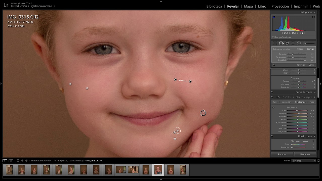 COMO EDITAR UNA FOTO EN LIGHTROOM // Edición completa de retrato fine art