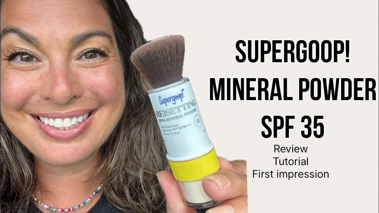 Supergoop! Mineral Powder SPF 35 Review | Best SPF for Reapplying Over Makeup?