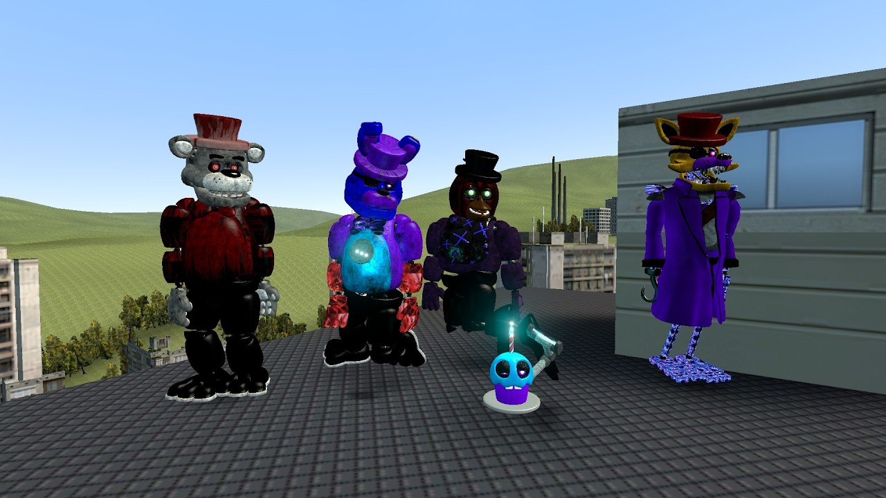 Working on Models for a New GMOD FNaF Series! (CHAT HELPS MAKE MODELS)