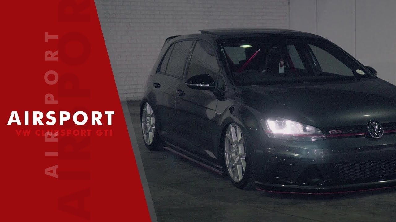 AIRSPORT - Bagged VW MK7 Clubsport GTI | Rotiform KPS | Airlift | Roll Cage (4K)